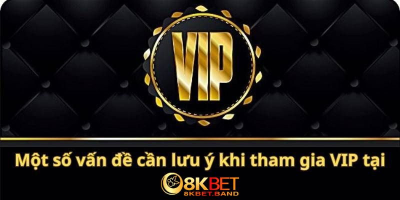 Vấn đề quan trọng cần lưu ý khi tham gia vào VIP 8kbet